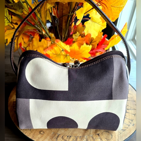 Bally Rare Canvas Abstract B-Logo Small Shoulder Handbag - Picture 6 of 15